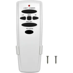 Replacement Remote for Hampton Bay Hunter Ceiling Fan Remote Control, Reverse Light Dimmer 3-Speed Wall Mount(303.9 HZ),for UC7078T CHQ8BT7078T CHQ7078T L3HMAY97FANHD L3H2003FANHDHD6(Remote On
