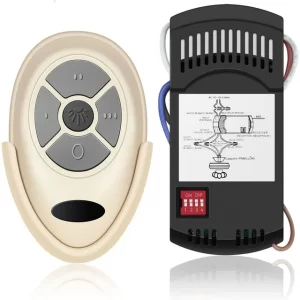 Fan 35T Universal Replacement Remote Kit for Harbor Breeze Ceiling Fan Remote Control, Light Dimmer 3-speed for L3HFAN35T1 FAN-35T1 L3HFAN35T FAN-35T KUJCE9603 UC7202T CHQ7202T with Wall Mount