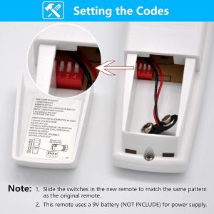 Replacement Remote for Hampton Bay Hunter Ceiling Fan Remote Control, Reverse Light Dimmer 3-Speed Wall Mount(303.9 HZ),for UC7078T CHQ8BT7078T CHQ7078T L3HMAY97FANHD L3H2003FANHDHD6(Remote On - Image 4
