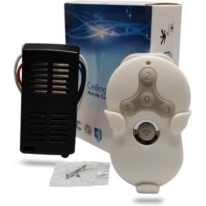 HK05&05R Hunter Harbor Breeze Hampton Bay Ceiling Remote Control Kit Replacement 3-Speed Light Dimmer, for Hunter Fan 99122 99123 99600 - Image 6